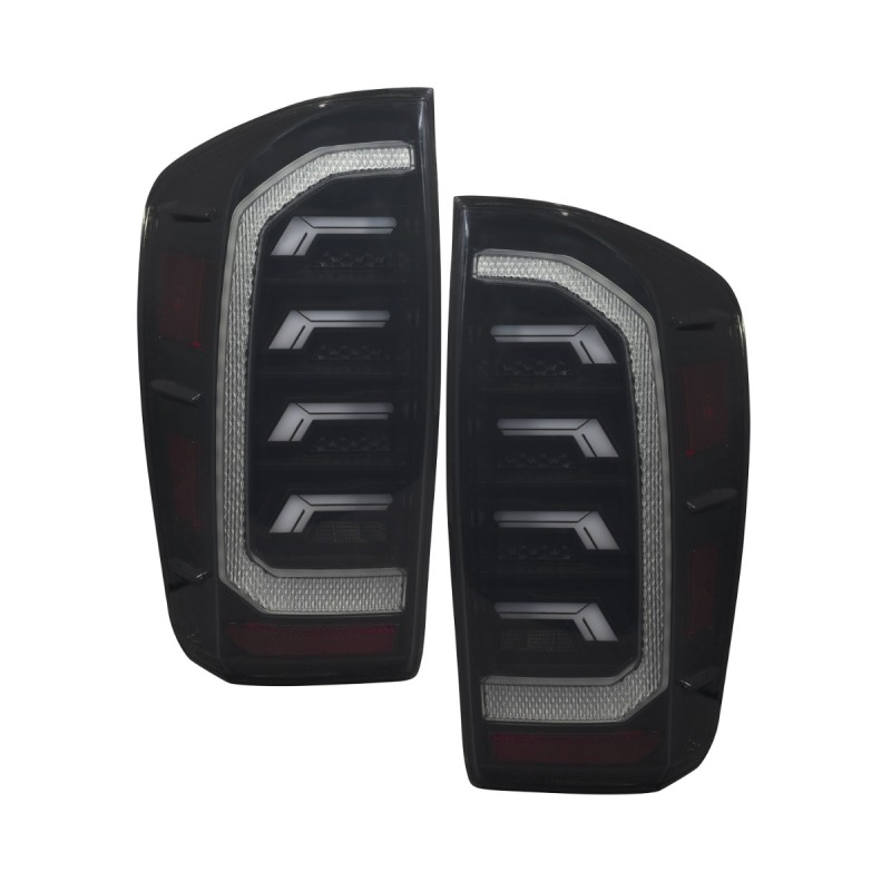 Toyota Tacoma Tail Lights - FORM Lighting - Sequential LED - Red - `16-`23